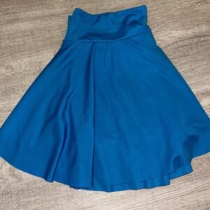 SHEIN Blue Midi A-Line Skirt for Casual Wear